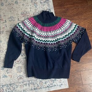 Crown & Ivy Fair Isle Sweater